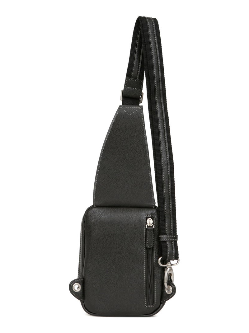 Sac monobretelle - pelle confort hexagona Nero - Kiabi