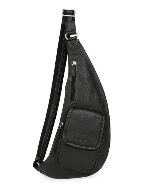 Sac monobretelle - pelle confort hexagona - Kiabi