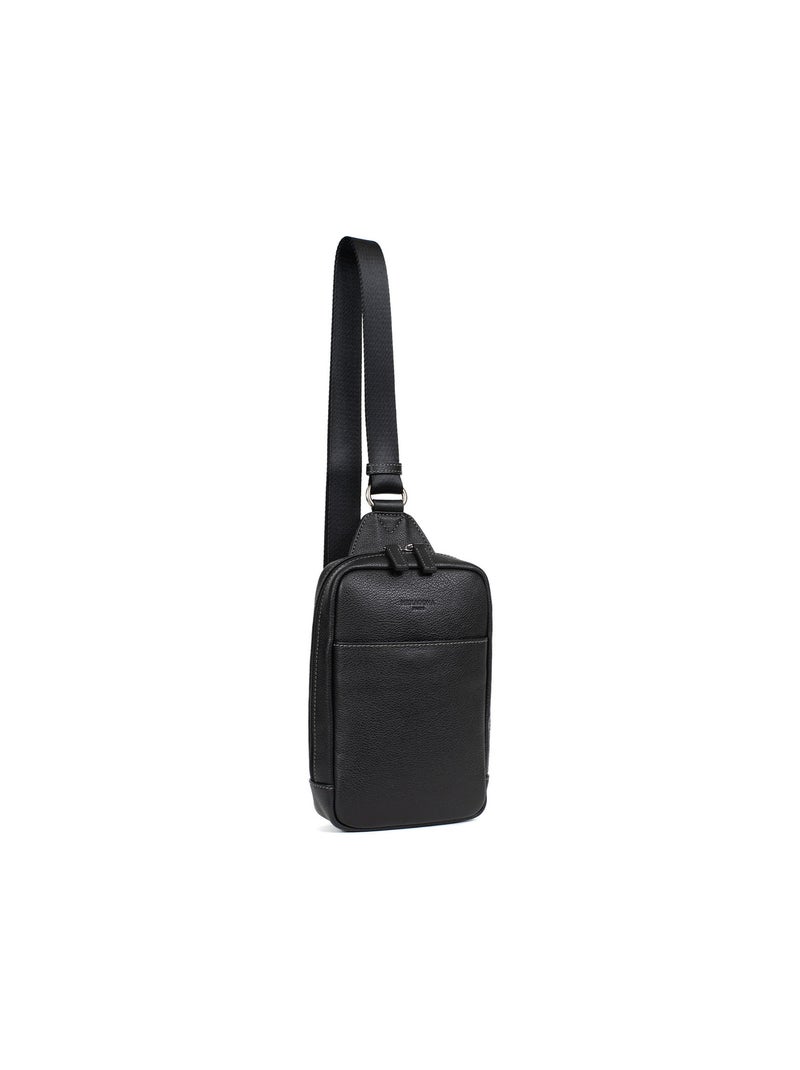 Sac monobretelle - pelle confort hexagona Nero - Kiabi