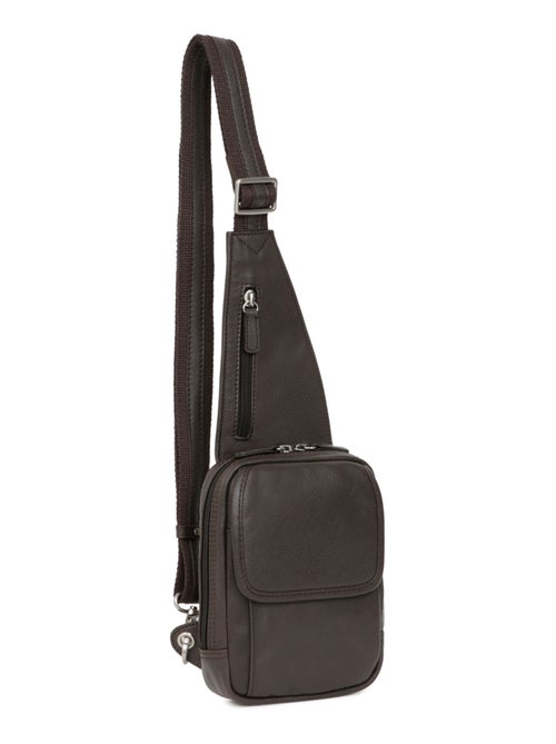 Sac monobretelle - Pelle CONFORT - Kiabi