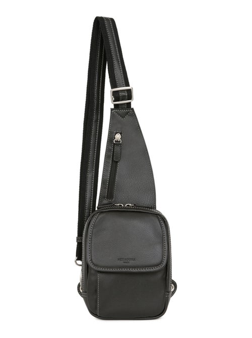 Sac monobretelle - Pelle CONFORT - Kiabi