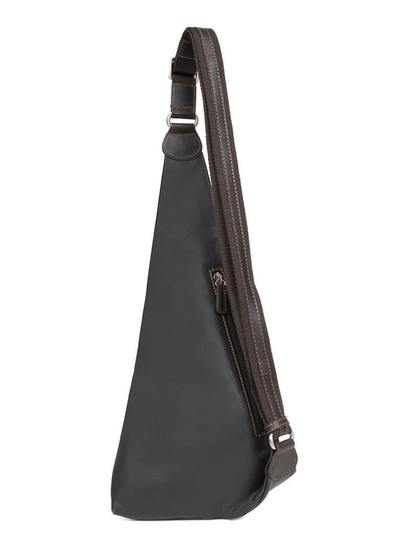 Sac monobretelle - pelle félin hexagona Marrone - Kiabi