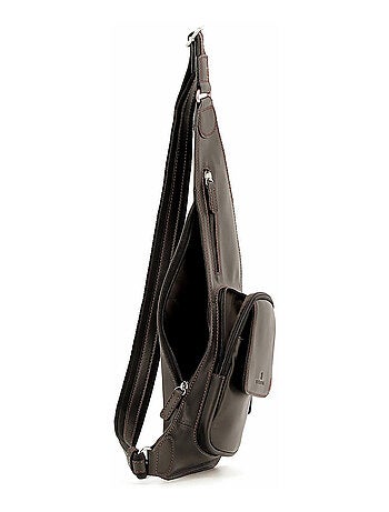 Sac monobretelle - pelle félin hexagona