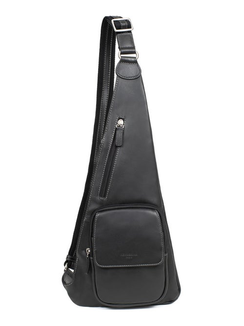 Sac monobretelle - pelle félin hexagona - Kiabi