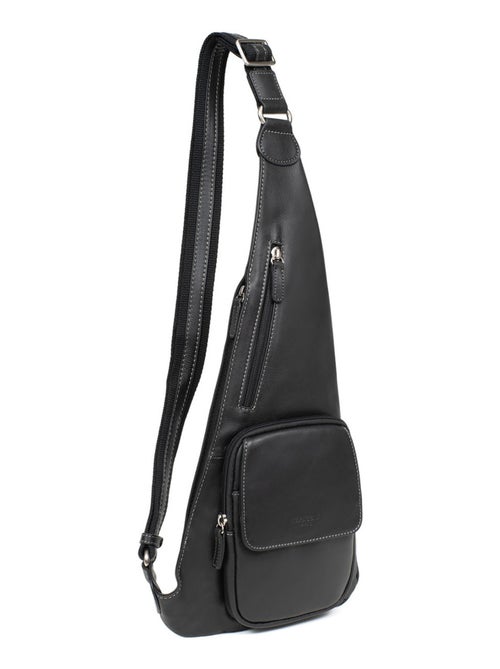 Sac monobretelle - pelle félin hexagona - Kiabi