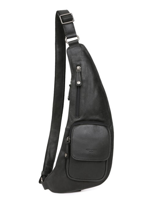 Sac monobretelle - pelle instinct hexagona - Kiabi