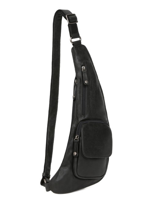 Sac monobretelle - pelle instinct hexagona - Kiabi
