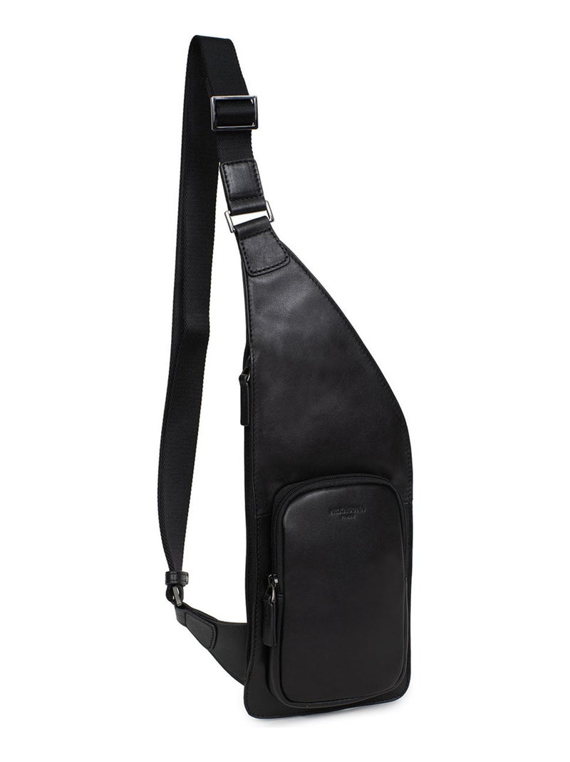 Sac monobretelle - pelle soft studio hexagona Nero - Kiabi