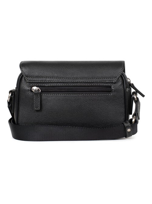 Sac reporter - pelle confort hexagona - Kiabi