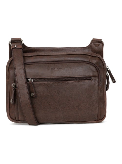 Sac reporter - pelle instinct hexagona - Kiabi