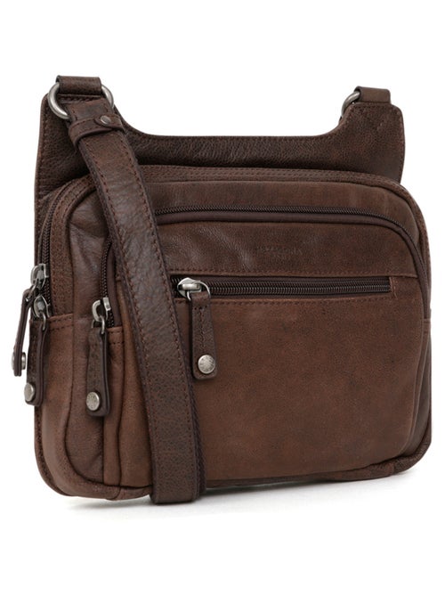 Sac reporter - pelle instinct hexagona - Kiabi