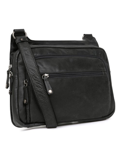 Sac reporter - pelle instinct hexagona - Kiabi
