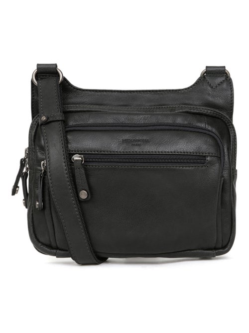 Sac reporter - pelle instinct hexagona - Kiabi