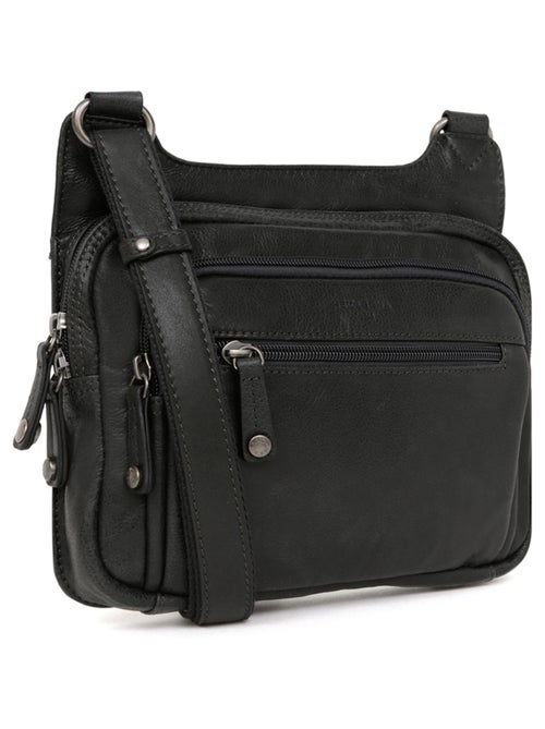 Sac reporter - pelle instinct hexagona - Kiabi