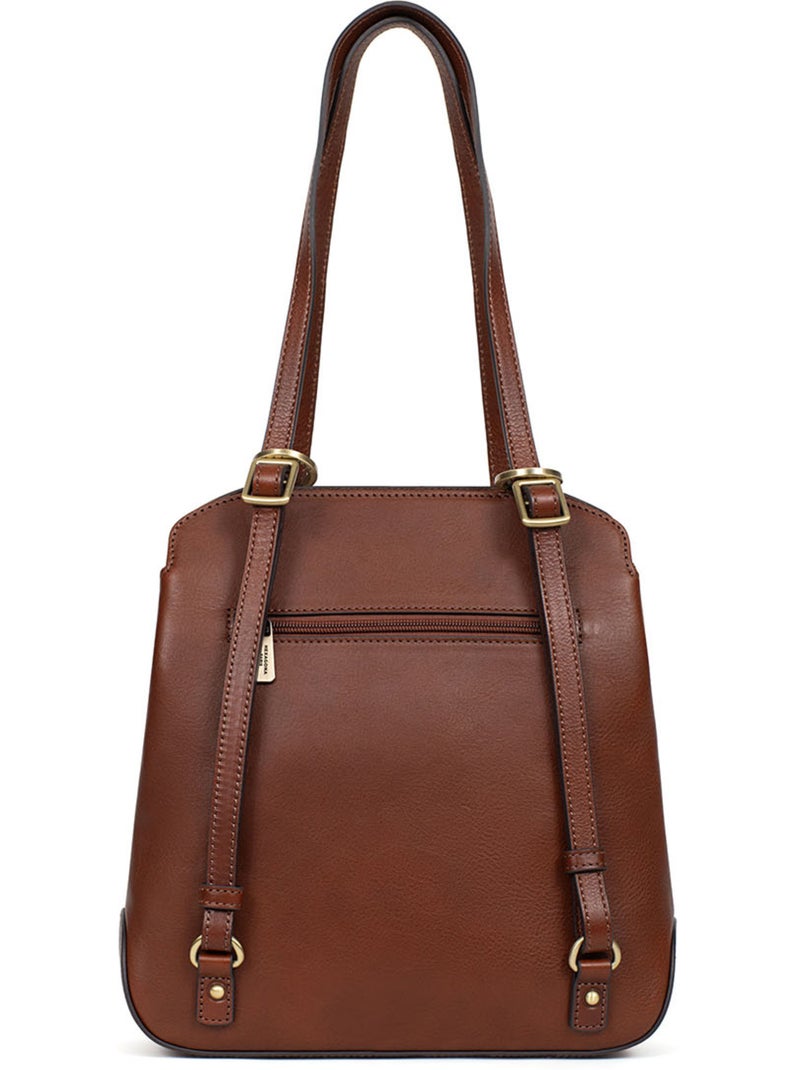 Sac transformabile - pelle ondine hexagona Marrone - Kiabi