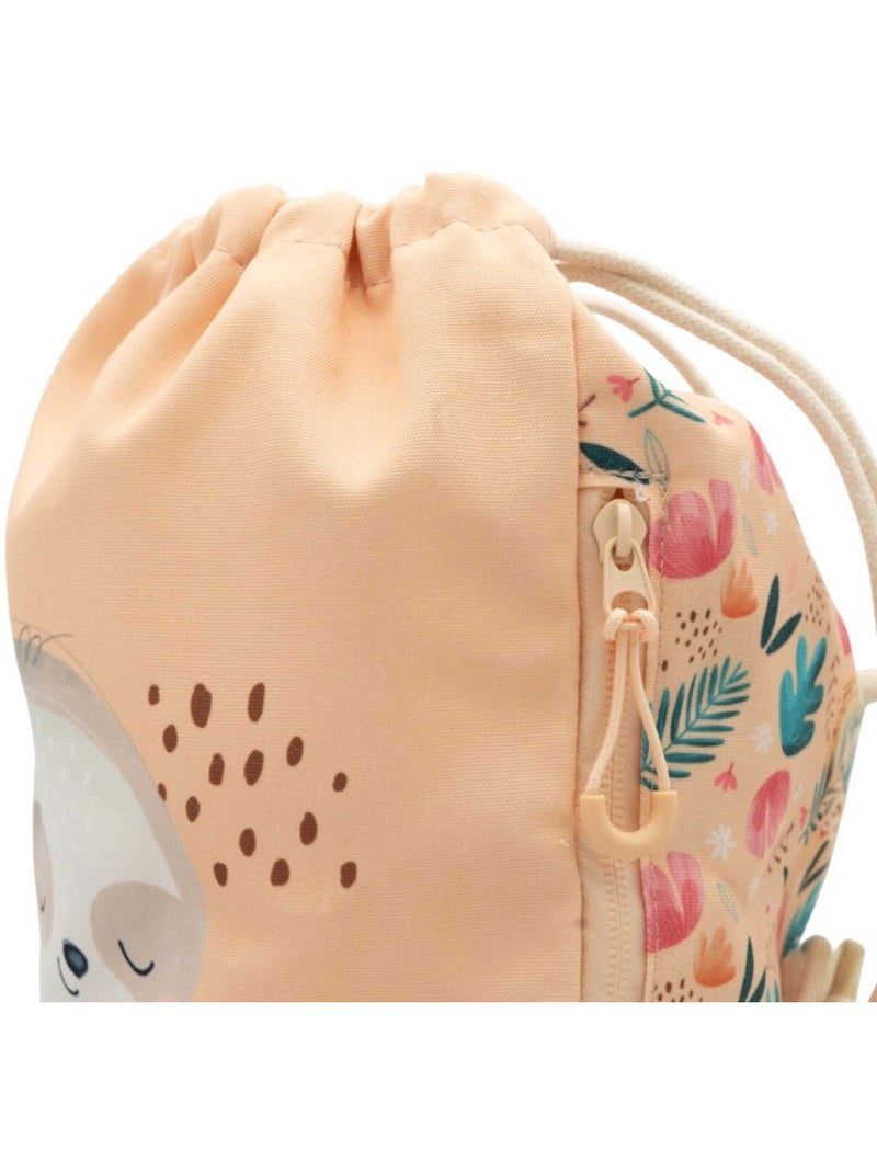 Sacca a cordoncino impermeabile per bambini | Sassi Junior Beige - Kiabi