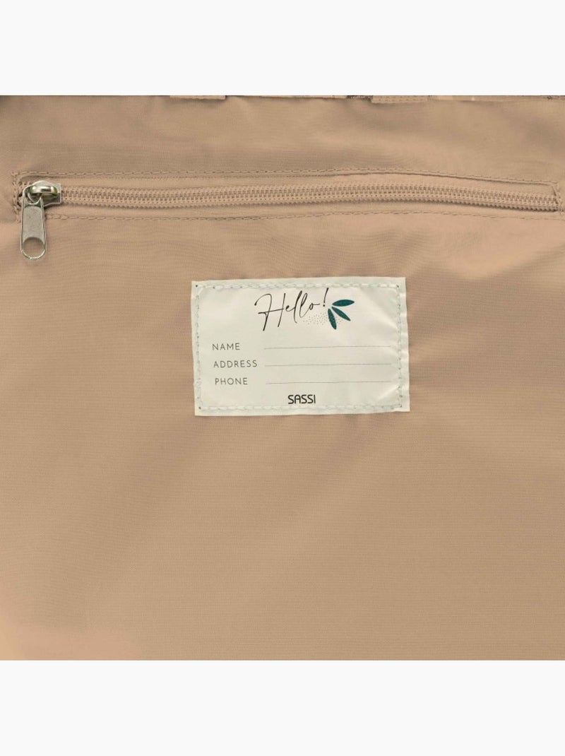 Sacca a cordoncino impermeabile per bambini | Sassi Junior Beige - Kiabi
