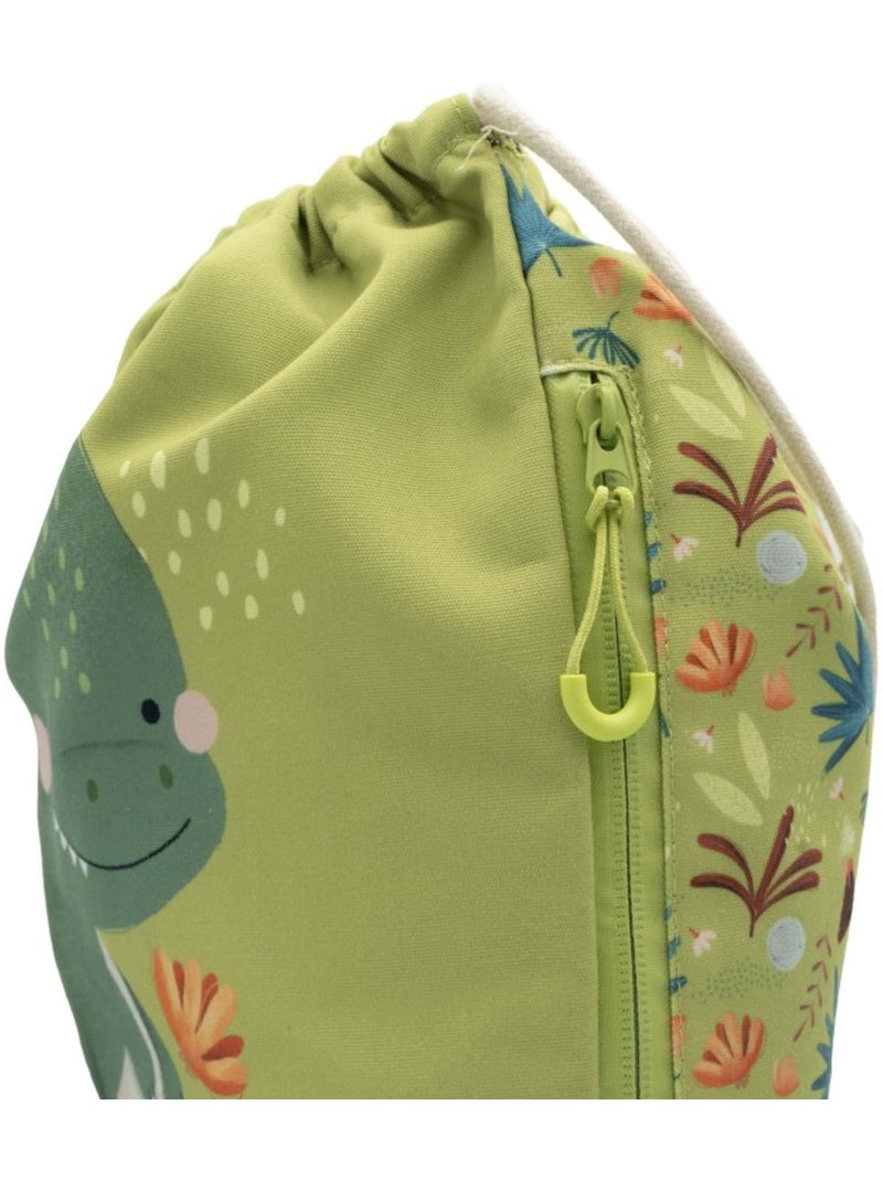 Sacca a cordoncino impermeabile per bambini | Sassi Junior Verde - Kiabi