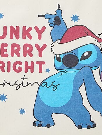 Sacca 'Disney' 'Stitch' con coulisse in cotone