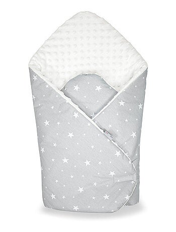 Sacca nanna in minky reversibile per fasciatura, stella | sevira kids | sevira kids