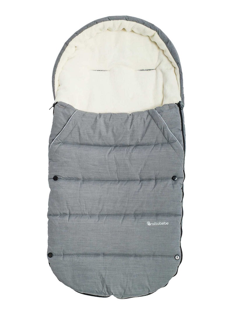 Sacca scaldapiedi per passeggino GRIGIO - Kiabi