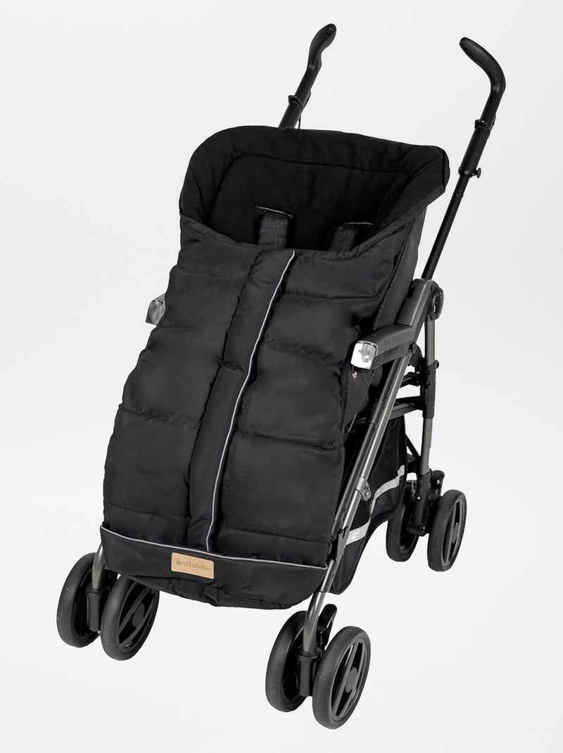 Sacca scaldapiedi per passeggino nero - Kiabi