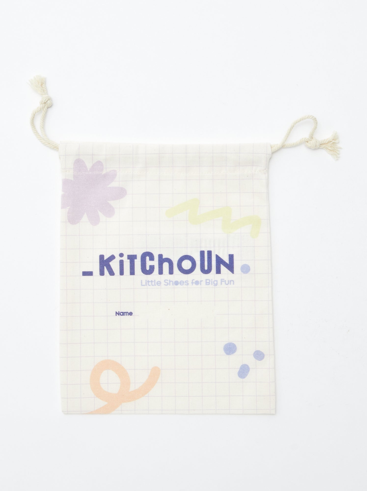 Sacchettino di tela con lacci 'Kitchoun'
