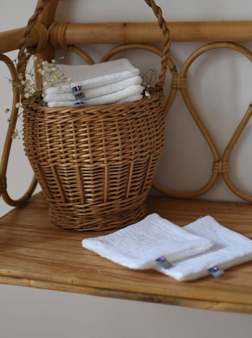 Sacchetto dispenser con 8 salviette di cotone lavabili, jeanne | SEVIRA KIDS - Kiabi