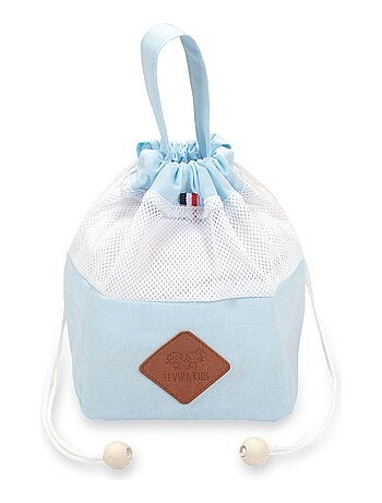 Sacchetto dispenser con 8 salviette di cotone lavabili, jeanne | sevira kids | sevira kids