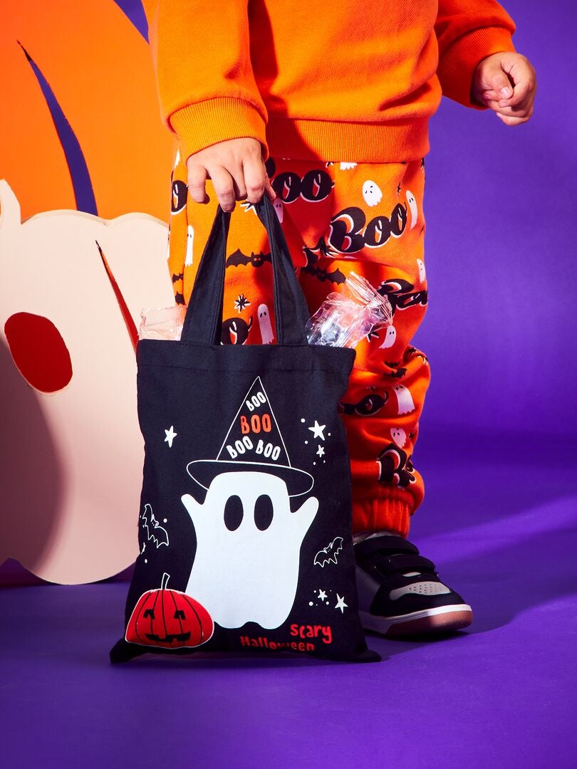 Eastor 50 Sacchetti Di Plastica Per Halloween A Forma Di Zucca Per Dolcetto O Scherzetto