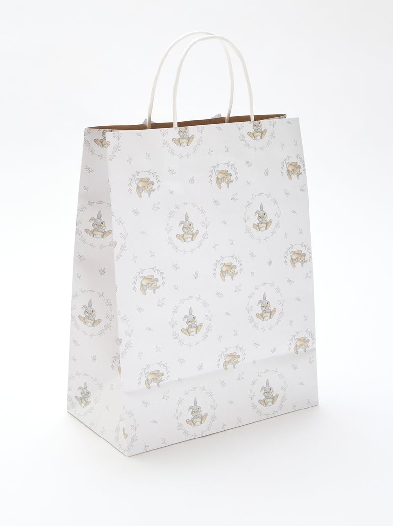 Sacchetto regalo di carta 'Tamburino' Bianco - Kiabi