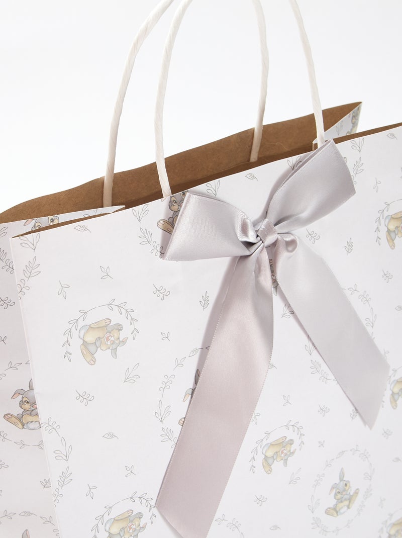Sacchetto regalo di carta 'Tamburino' Bianco - Kiabi