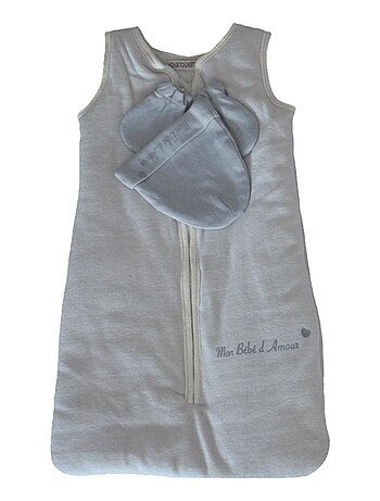 Sacco a pelo + cappello + guanti Les Chatounets