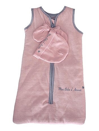 Sacco a pelo + cappello + guanti Les Chatounets