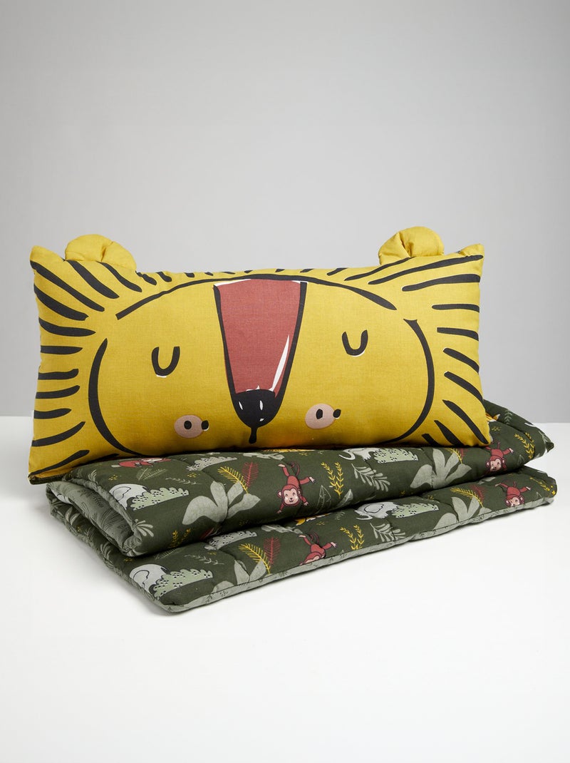 Sacco a pelo + cuscino 'jungle' KAKI - Kiabi