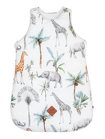 Sacco a pelo in satin di cotone senza maniche tog 2, collezione safari | SEVIRA KIDS