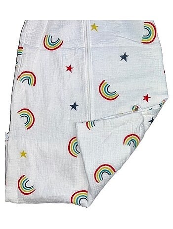 Sacco a pelo leggero in mussola "RAINBOW" Les Chatounets