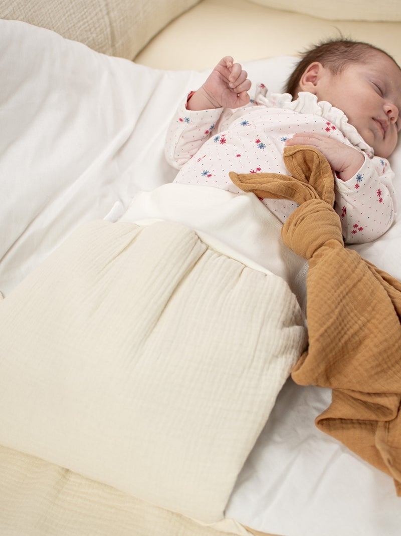 Sacco a pelo per neonati in cotone, jeanne | SEVIRA KIDS Ecru - Kiabi