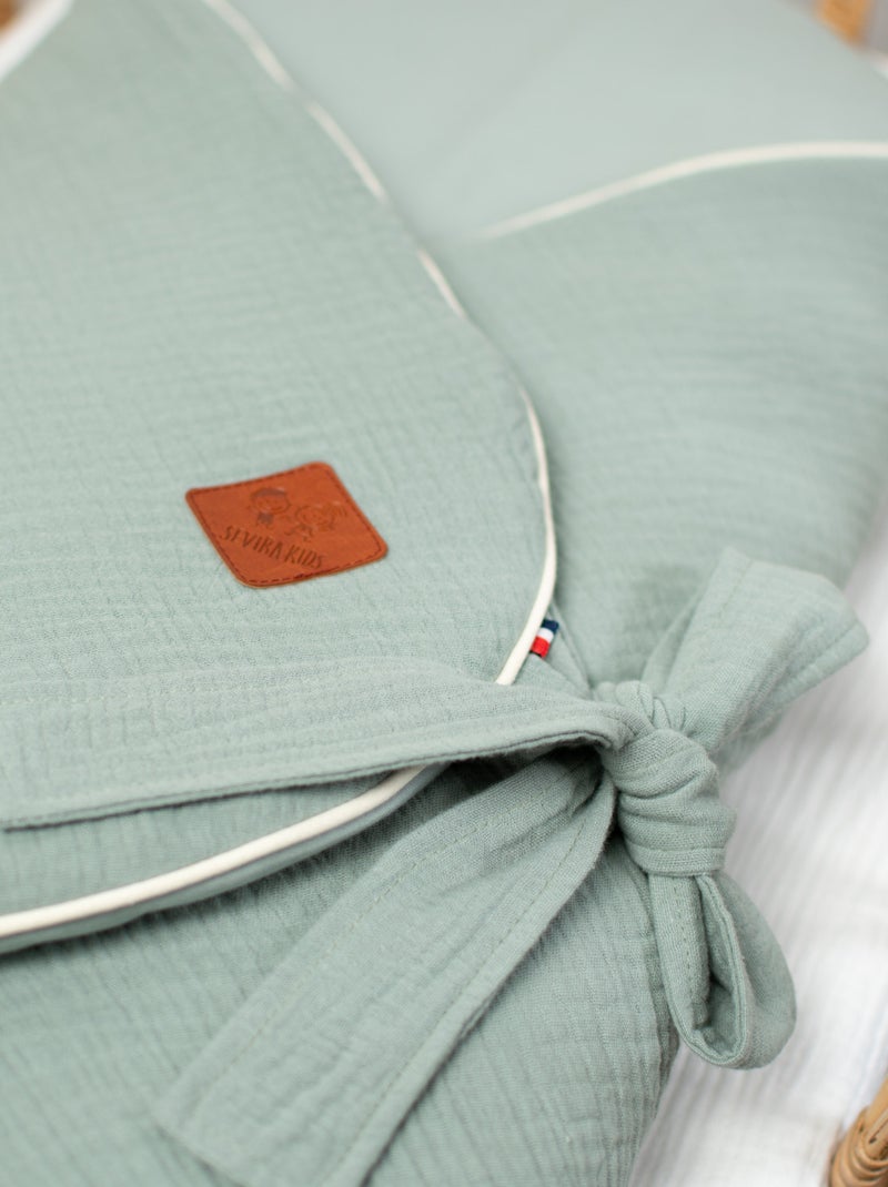 Sacco a pelo per neonati in cotone, jeanne | SEVIRA KIDS Verde acqua - Kiabi
