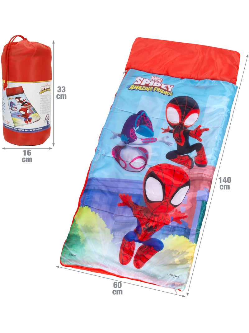 Sacco a pelo spidey per bambini 140x60 cm Multicolore - Kiabi