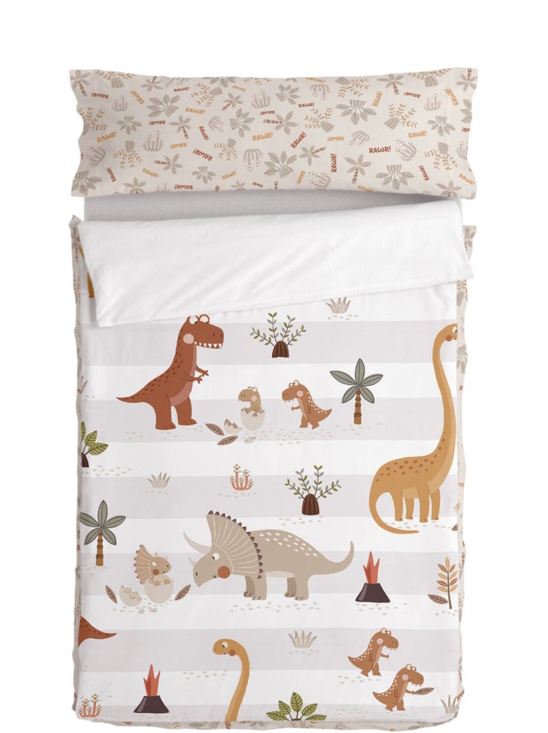 Sacco copripiumino Dino family "Happyfriday" Multicolore - Kiabi
