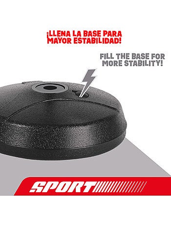 Sacco da boxe per bambini con guanti e gonfiatore cb sports