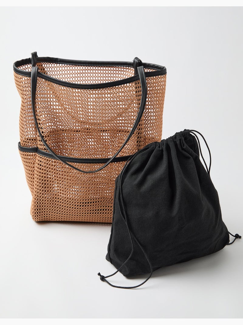 Sacco da Spiaggia, MO Fashion Beige - Kiabi