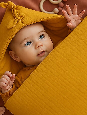 Sacco imbottito neonato in cotone biologico