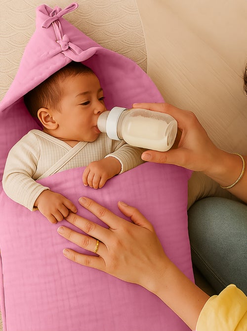 Sacco imbottito neonato in cotone biologico - Kiabi