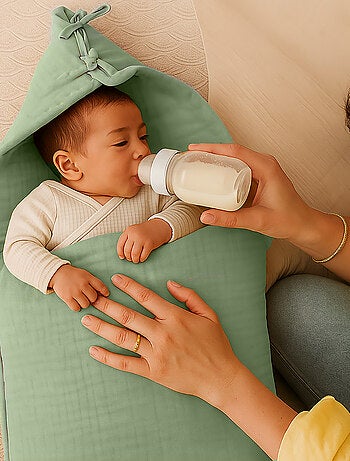 Sacco imbottito neonato in cotone biologico