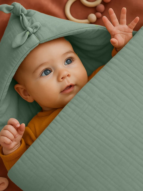 Sacco imbottito neonato in cotone biologico - Kiabi