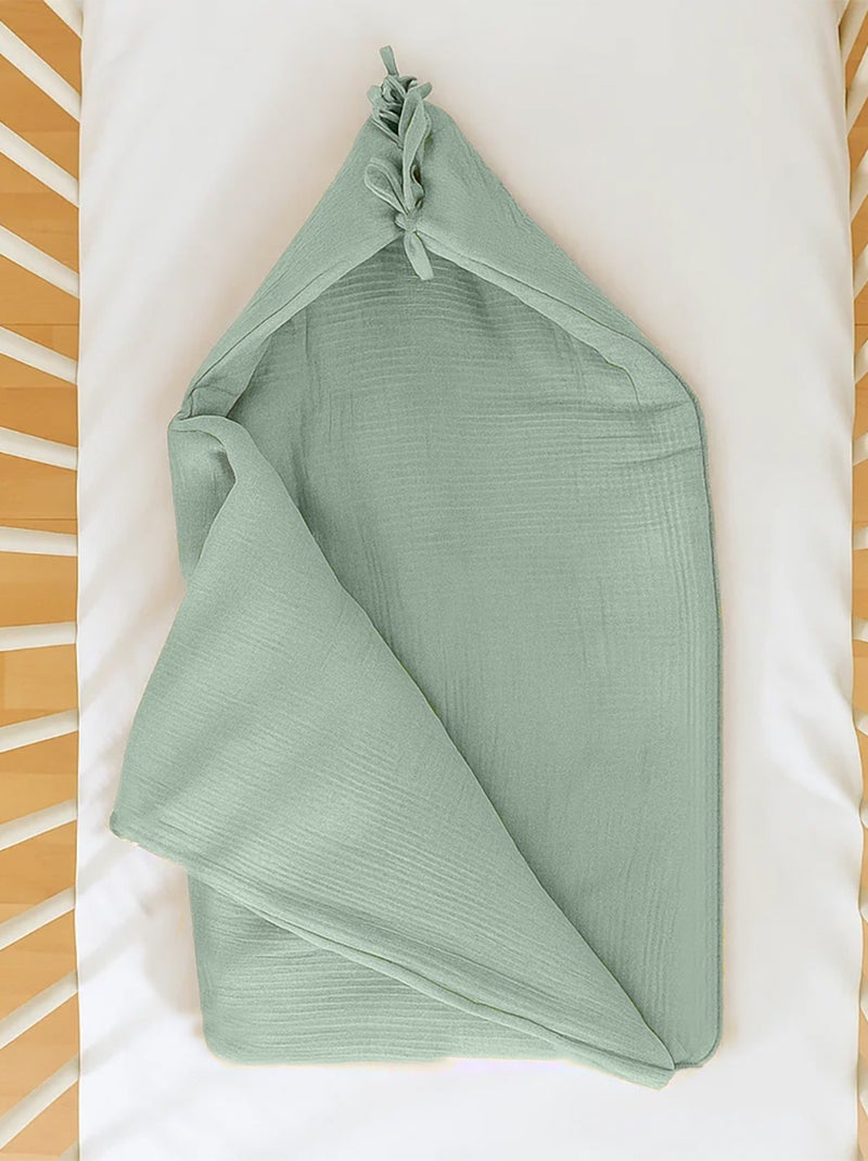 Sacco imbottito neonato in cotone biologico Verde - Kiabi