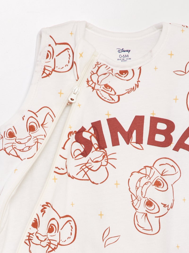 Sacco nanna a maniche lunghe 'Simba' 'Disney' TOG 2 BIANCO - Kiabi