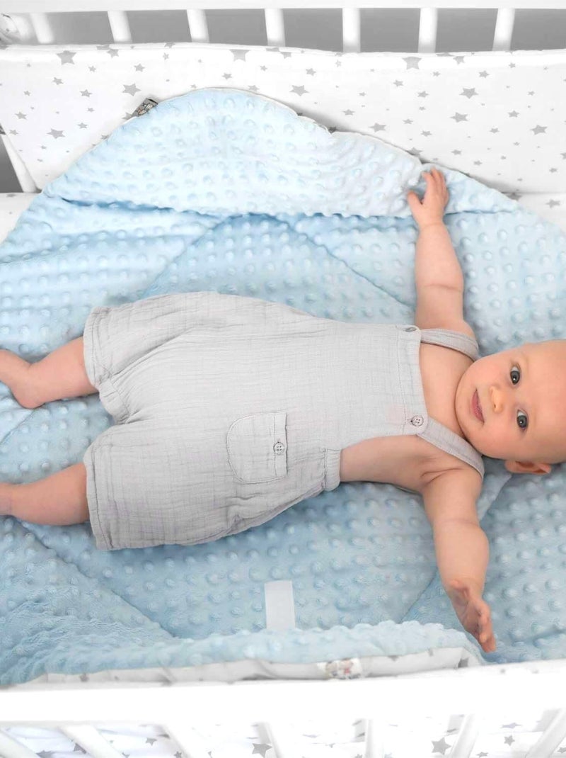Sacco nanna avvolgente per neonato in cotone | SEVIRA KIDS Blu - Kiabi